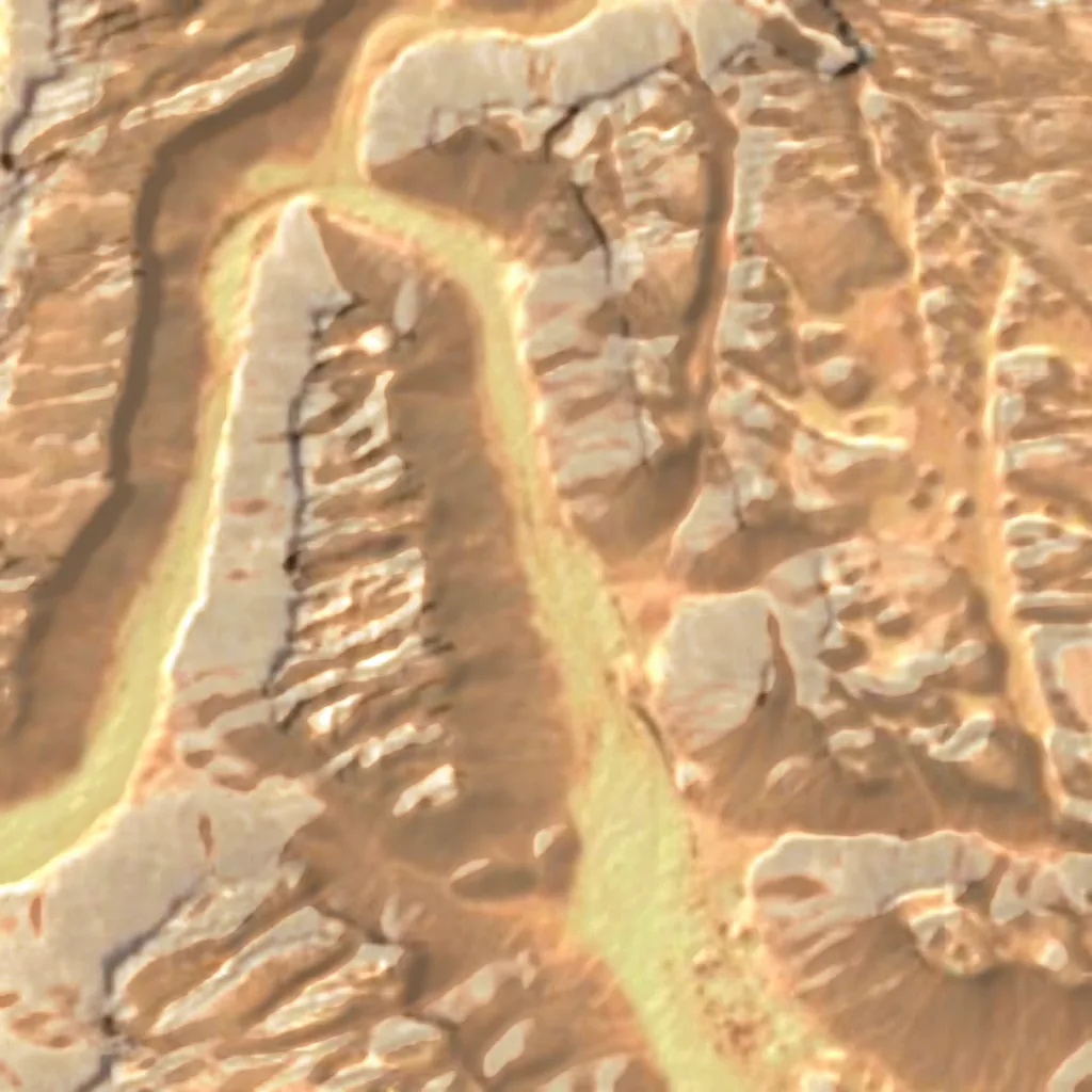Arak gorges seen from above (Sentinel-2)