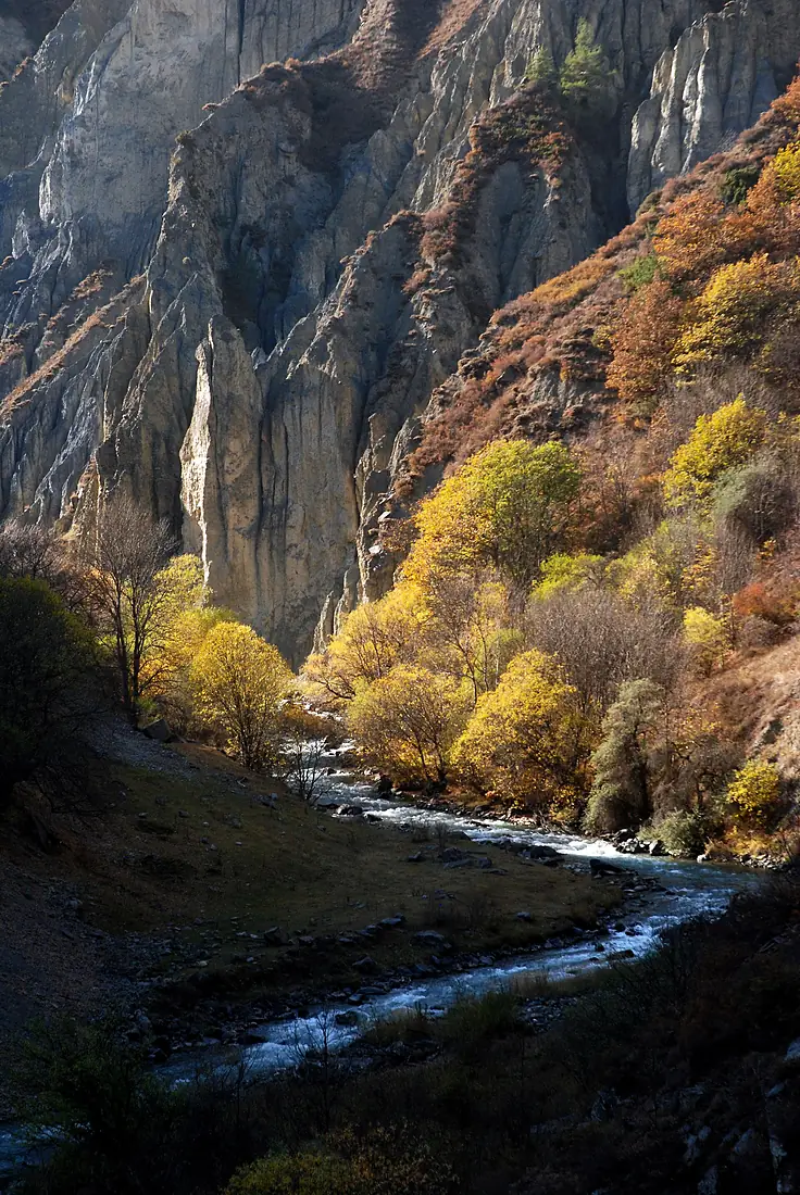 Argun River, looking towards Shatili