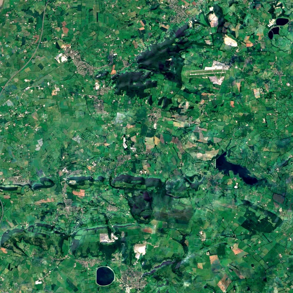 Burrington Combe seen from above (Sentinel-2)
