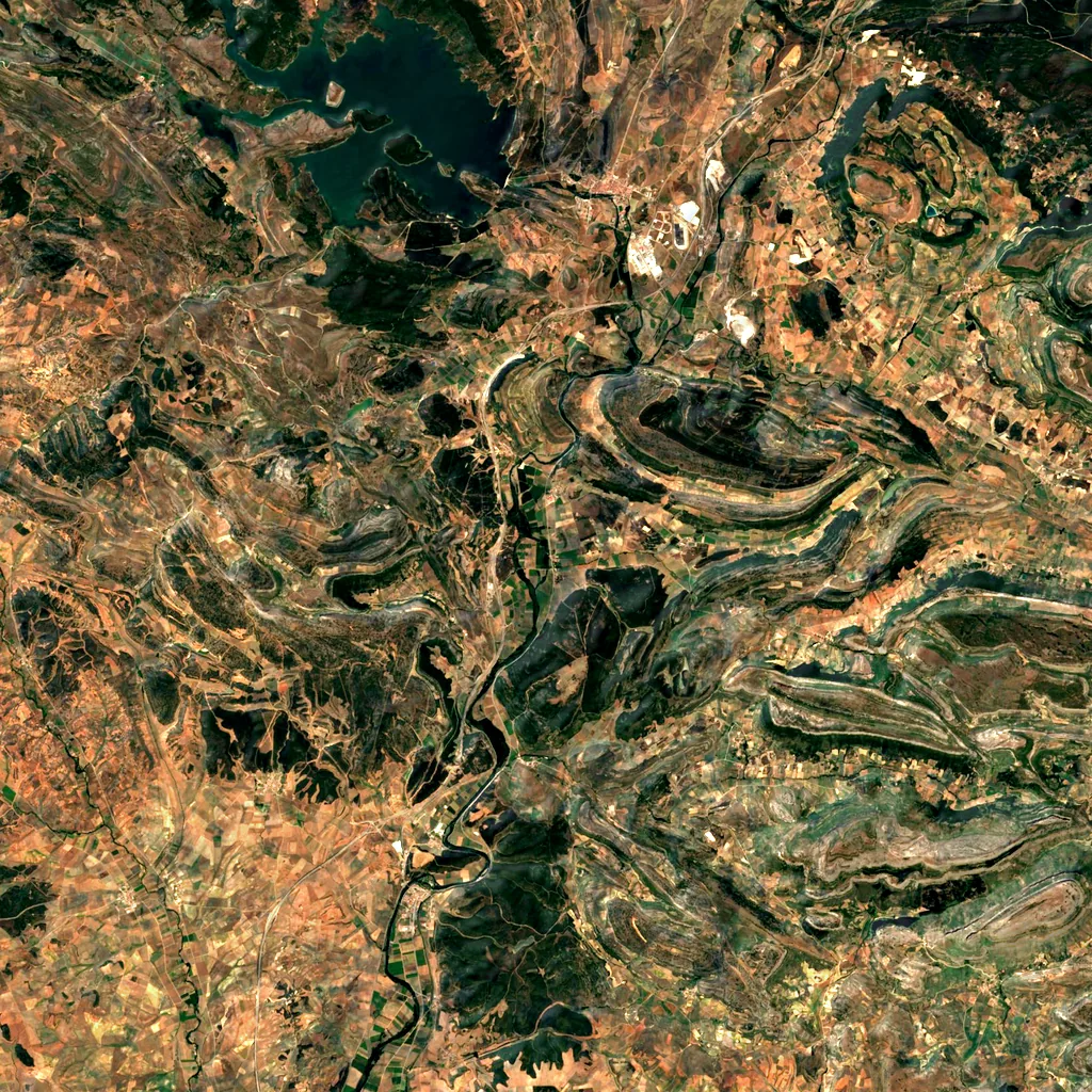 Cañón de la Horadada seen from above (Sentinel-2)