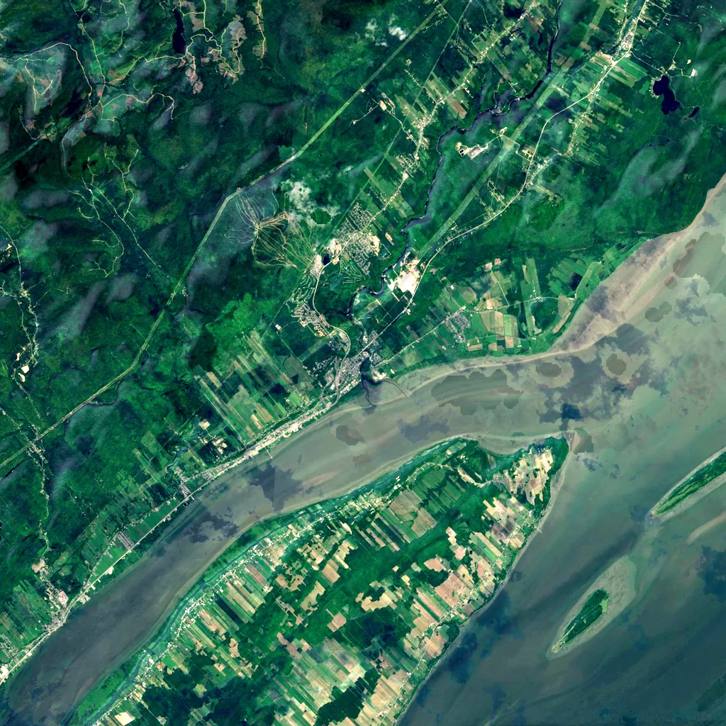 Canyon Sainte-Anne seen from above (Sentinel-2)