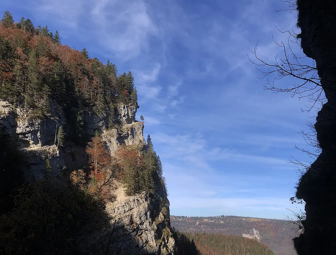 Rochers au-dessus de la Combe Grède