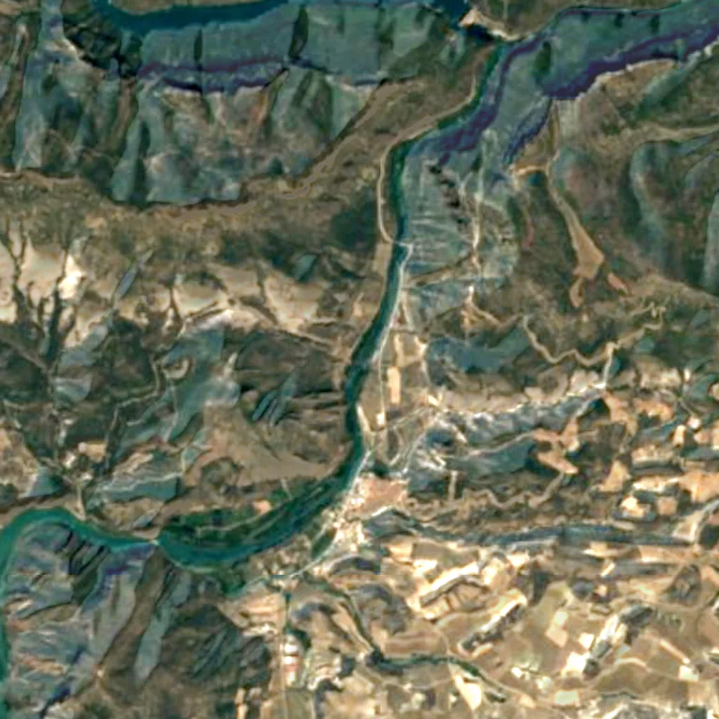 Congost de Mu seen from above (Sentinel-2)