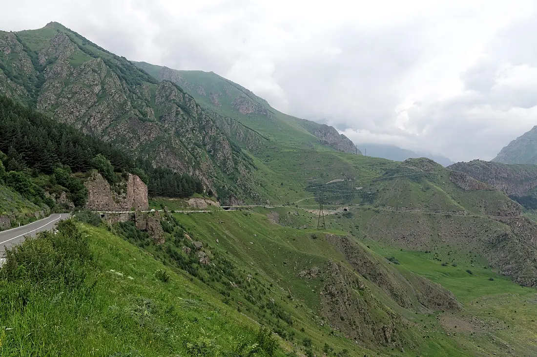 Darial Gorge, Terek Valley, Georgia