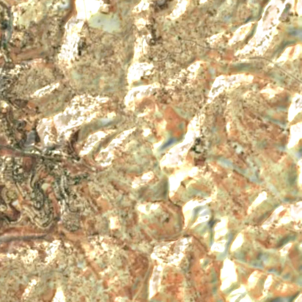 David street seen from above (Sentinel-2)