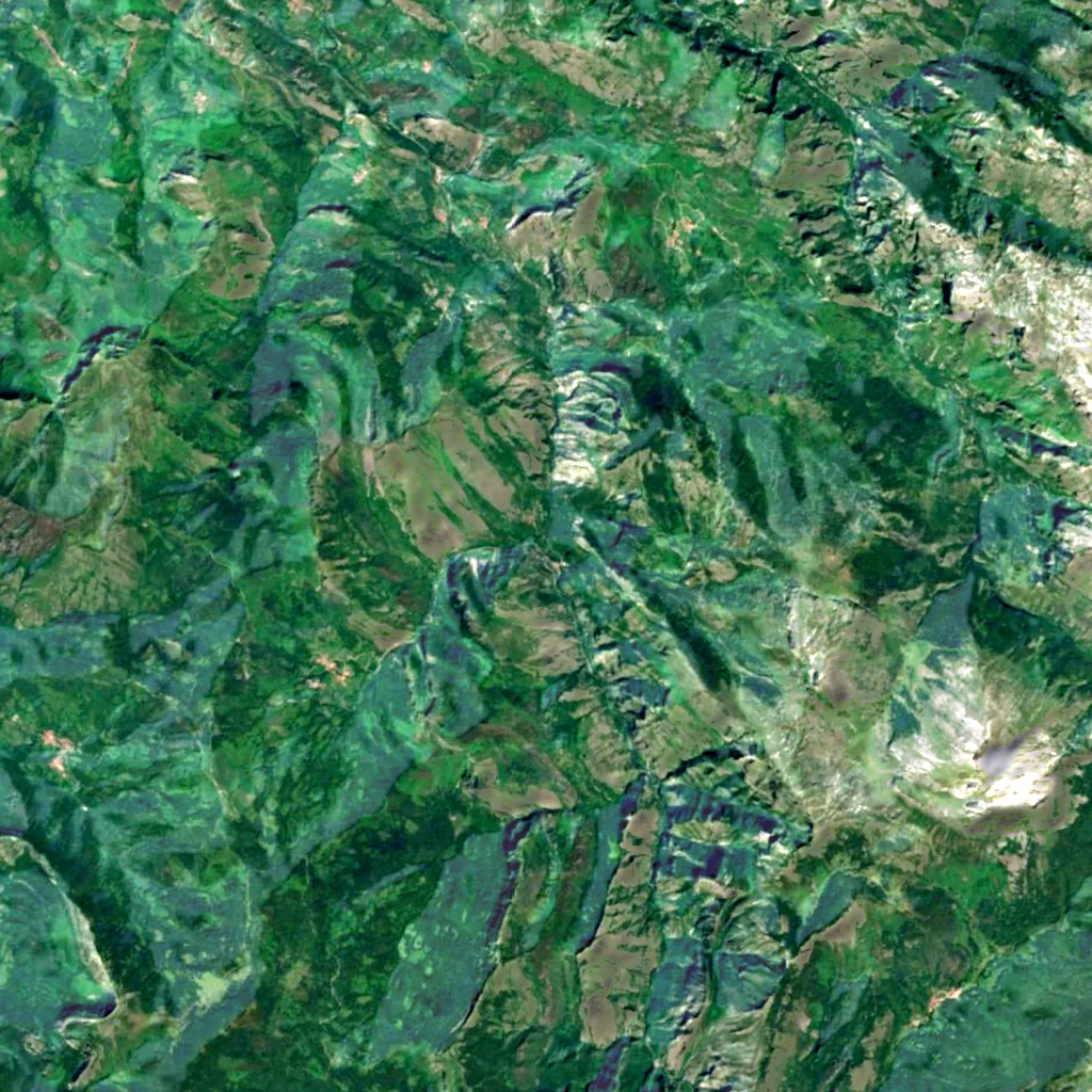 Desfiladero de Los Beyos seen from above (Sentinel-2)
