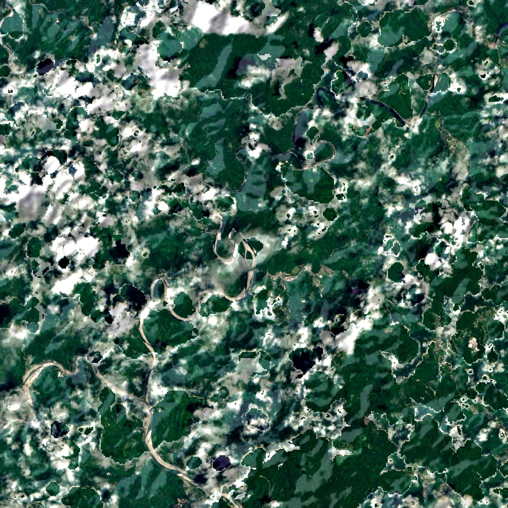 Dorokyō seen from above (Sentinel-2)