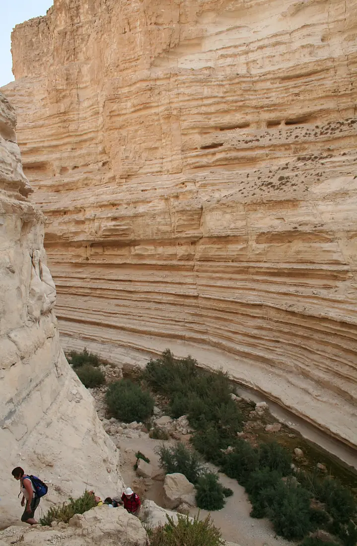 Ausstieg aus der Schlucht von Ein Avdat 2