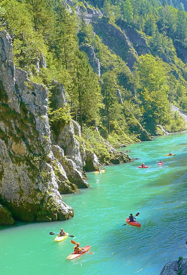 Entenlochklamm Paddler