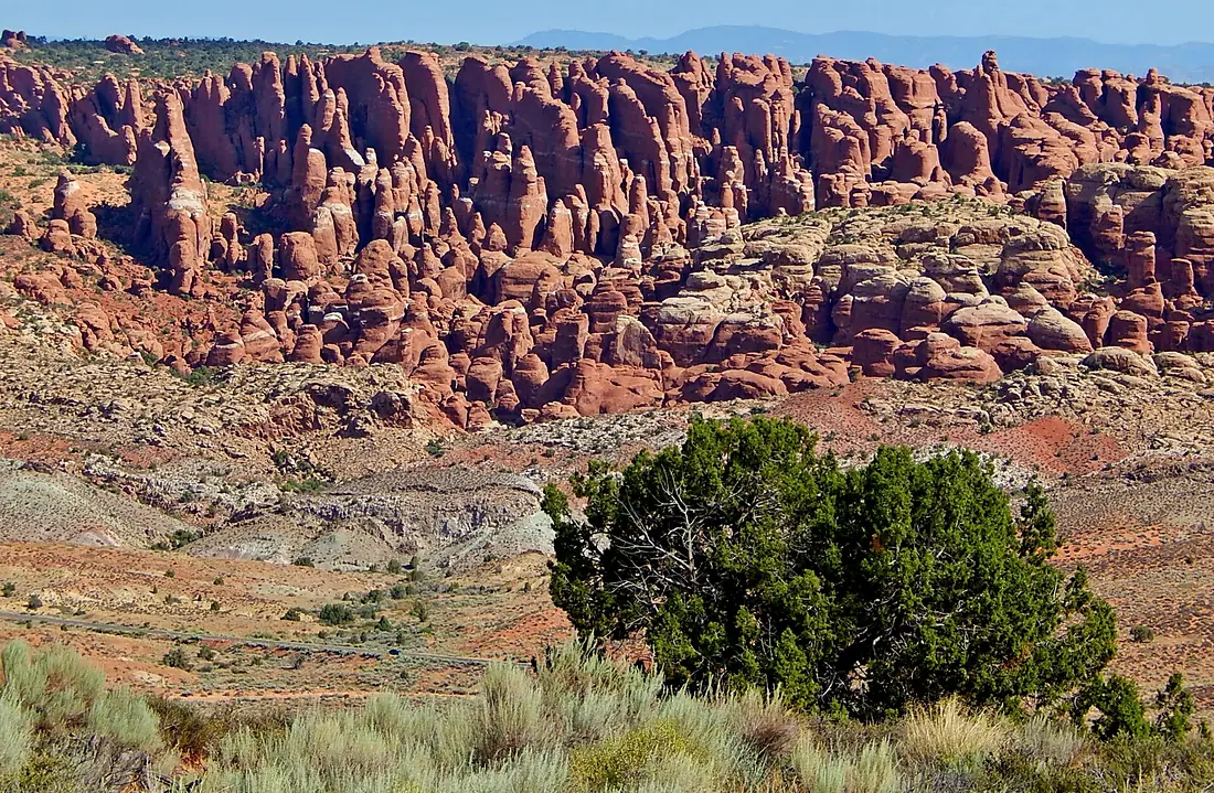 Fiery Furnace from Panorama Point, Arches Utah