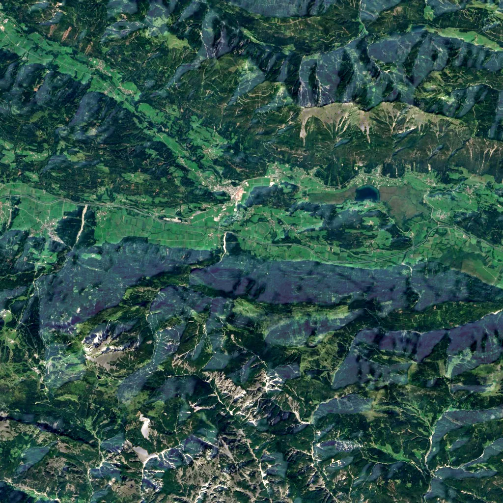 Garnitzenklamm seen from above (Sentinel-2)