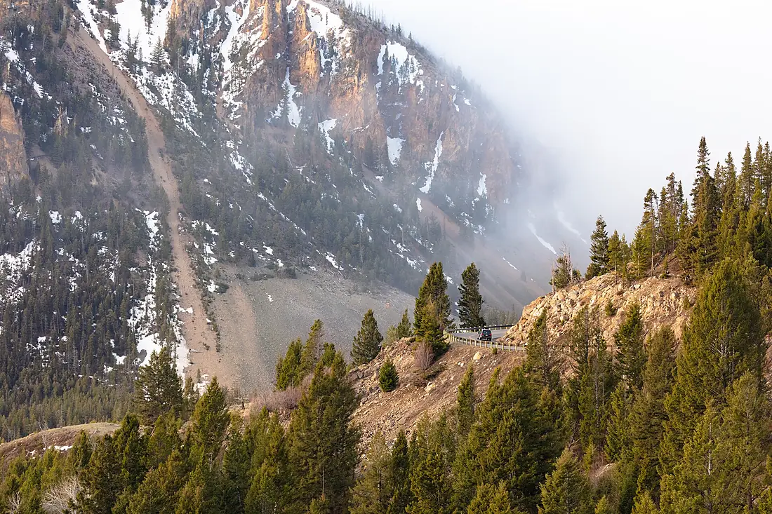 Foggy morning drive heading to Golden Gate (51194226786)