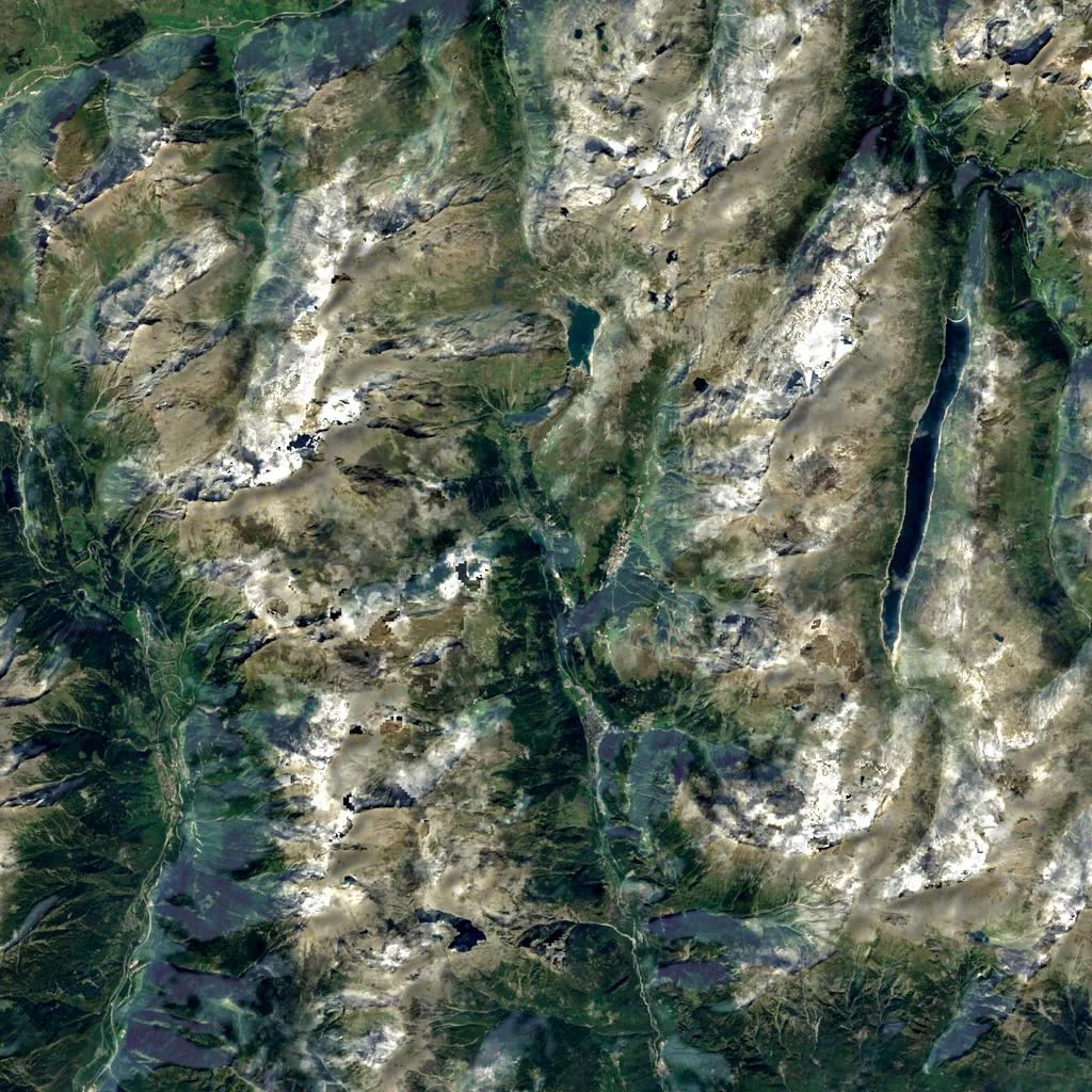 Gole del Cardinello seen from above (Sentinel-2)