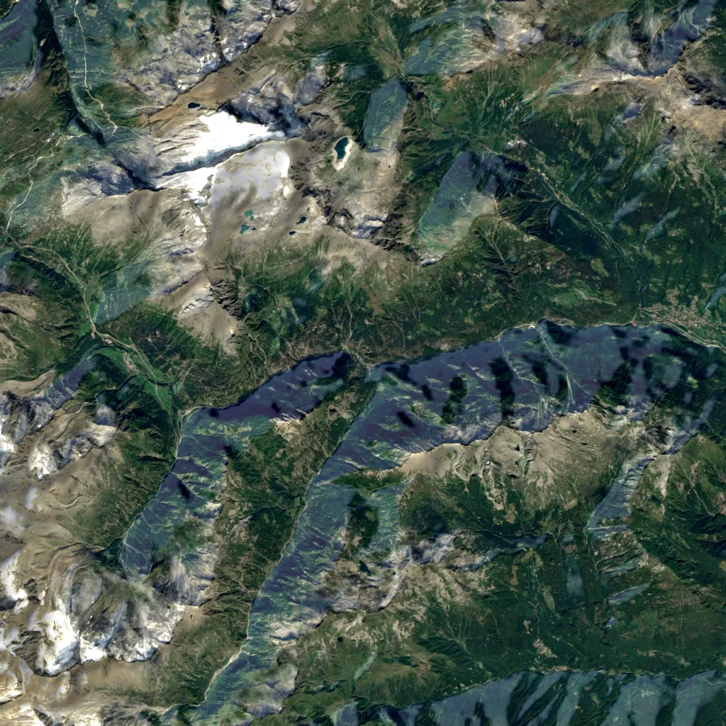 Gondoschlucht seen from above (Sentinel-2)