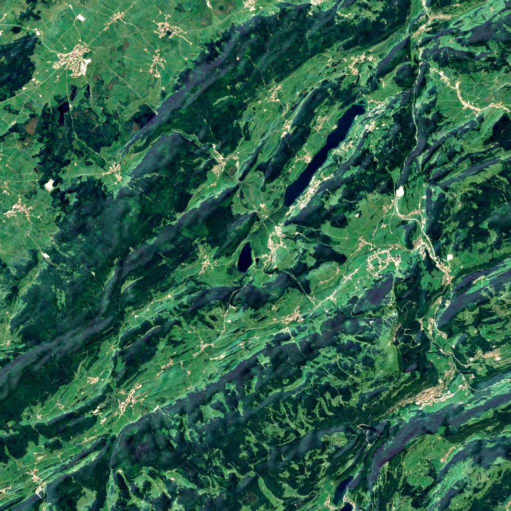 Gorges du Fourpéret seen from above (Sentinel-2)