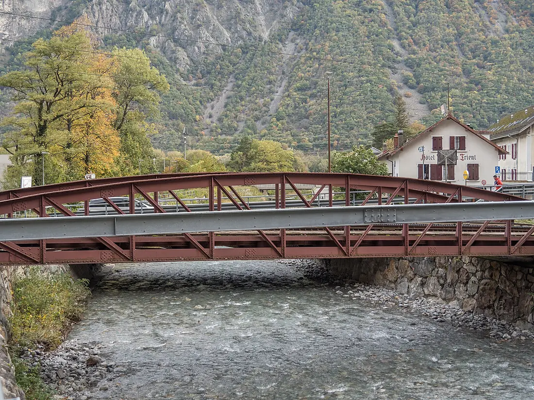 Rohrleitungsbrücke über den Trient, Vernayaz VS – Martigny VS 20241019-jag9889