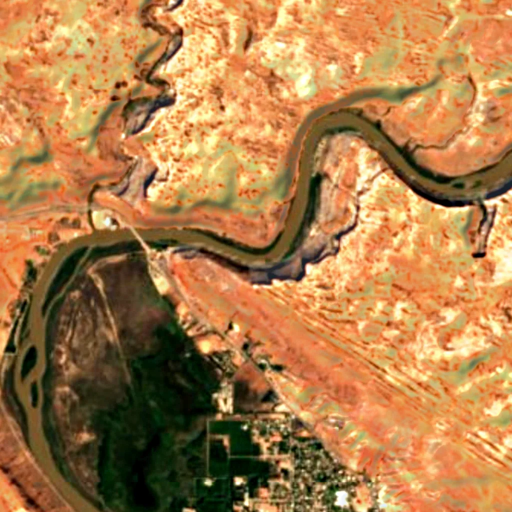 Grandstaff Canyon seen from above (Sentinel-2)