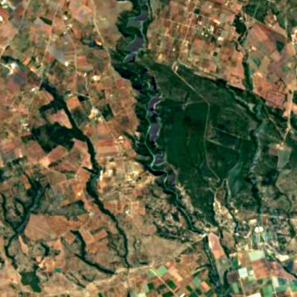 Gravina di Laterza seen from above (Sentinel-2)