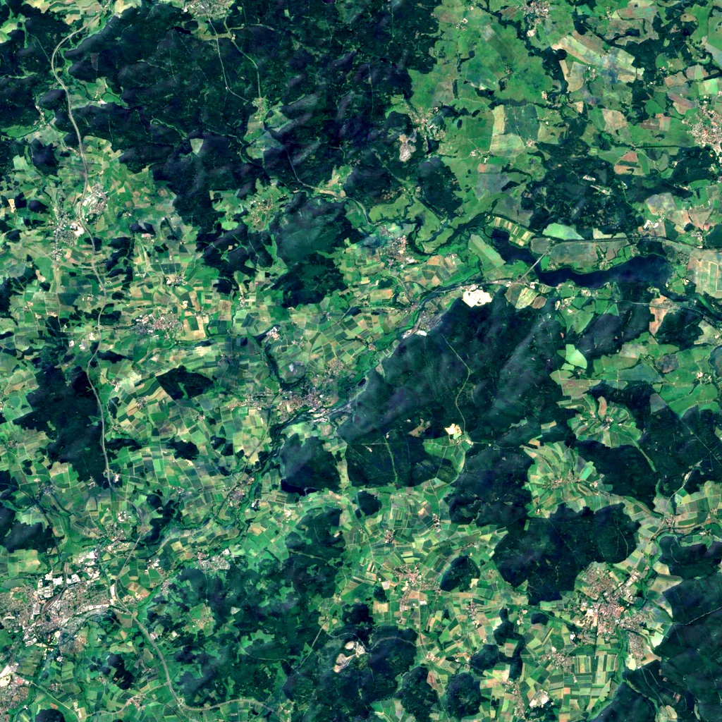 Gsteinigt seen from above (Sentinel-2)