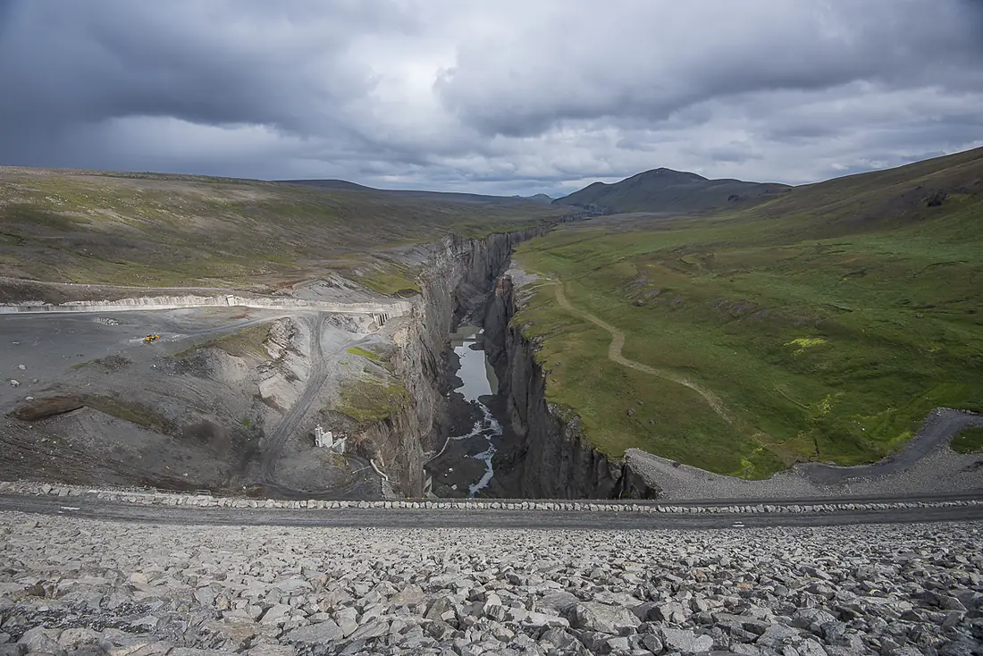 Hafrahvammagljufur canyon iceland highland