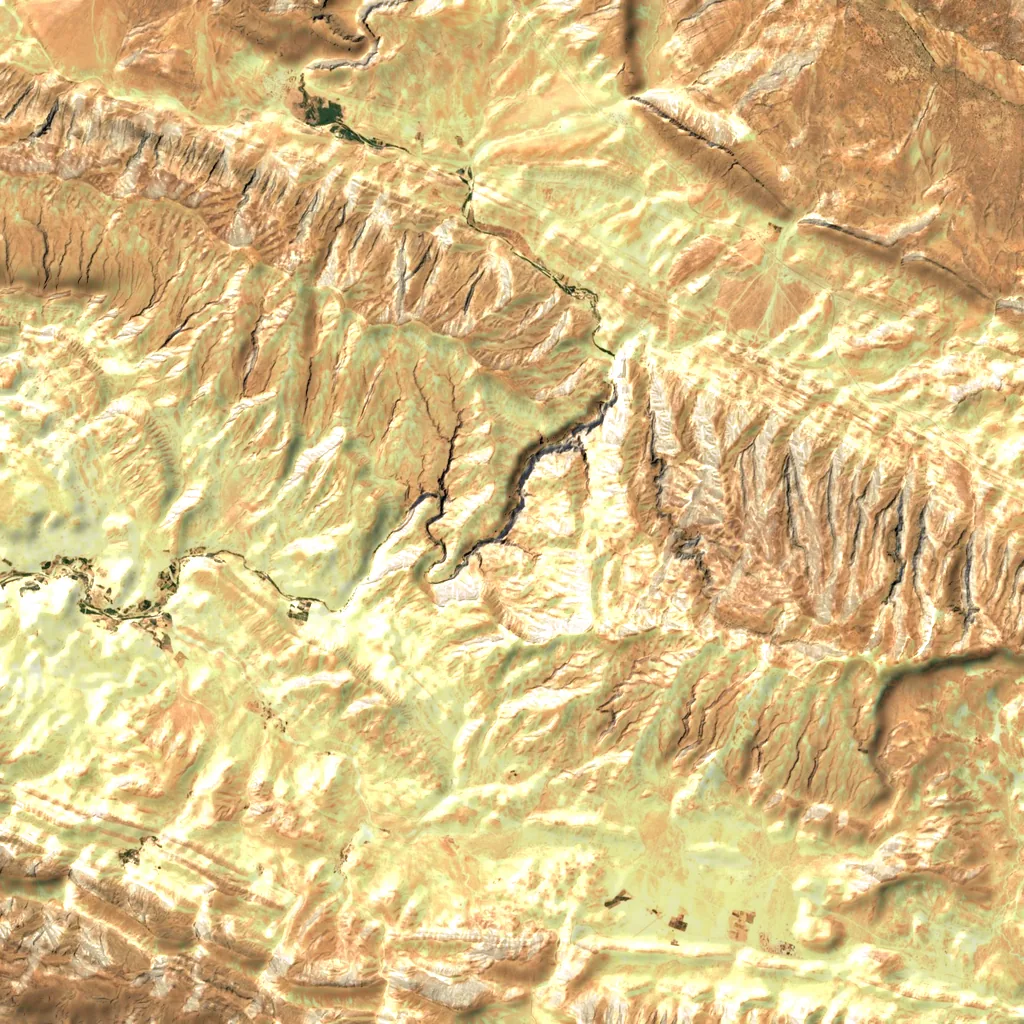Hayqar Canyon seen from above (Sentinel-2)