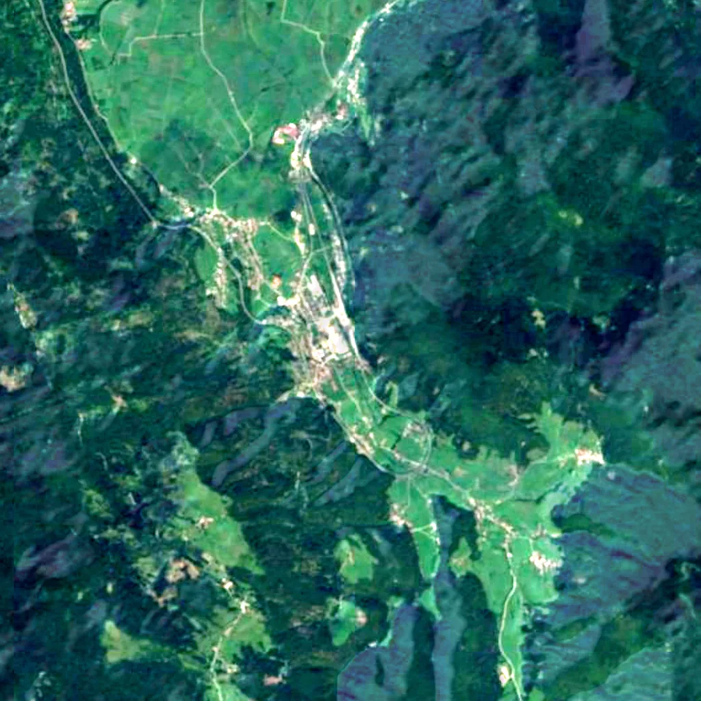Hell Gorge seen from above (Sentinel-2)