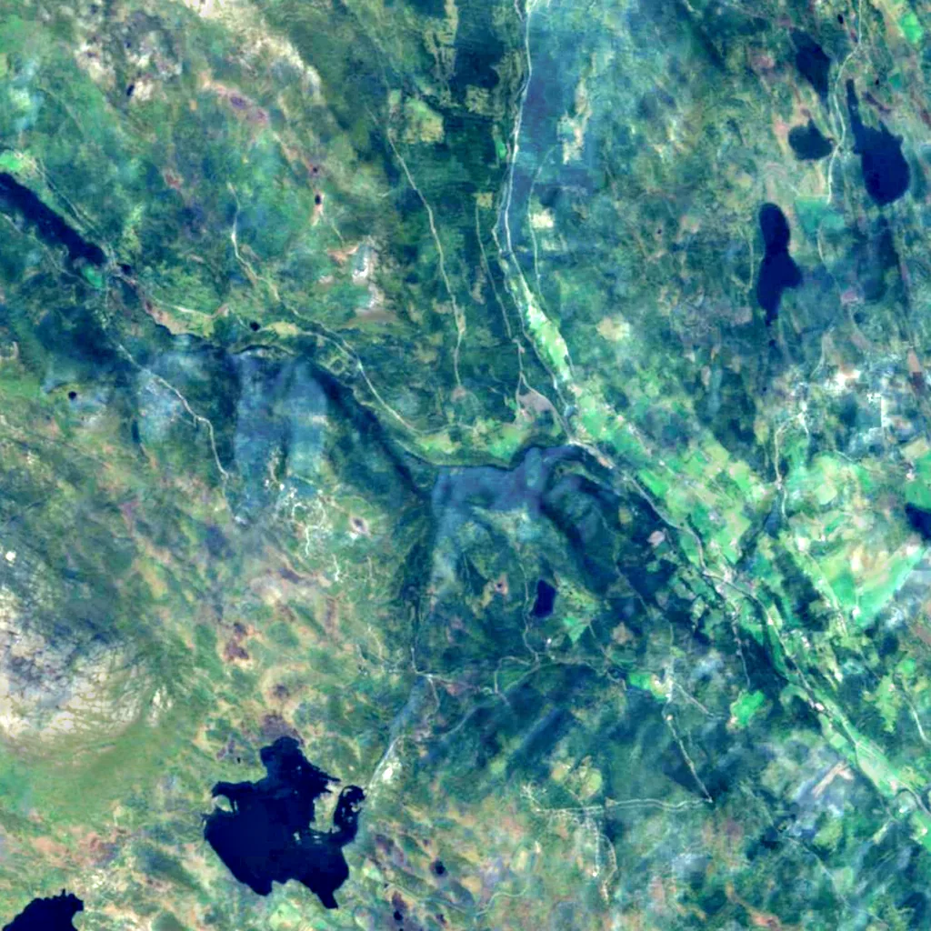 Helvete seen from above (Sentinel-2)