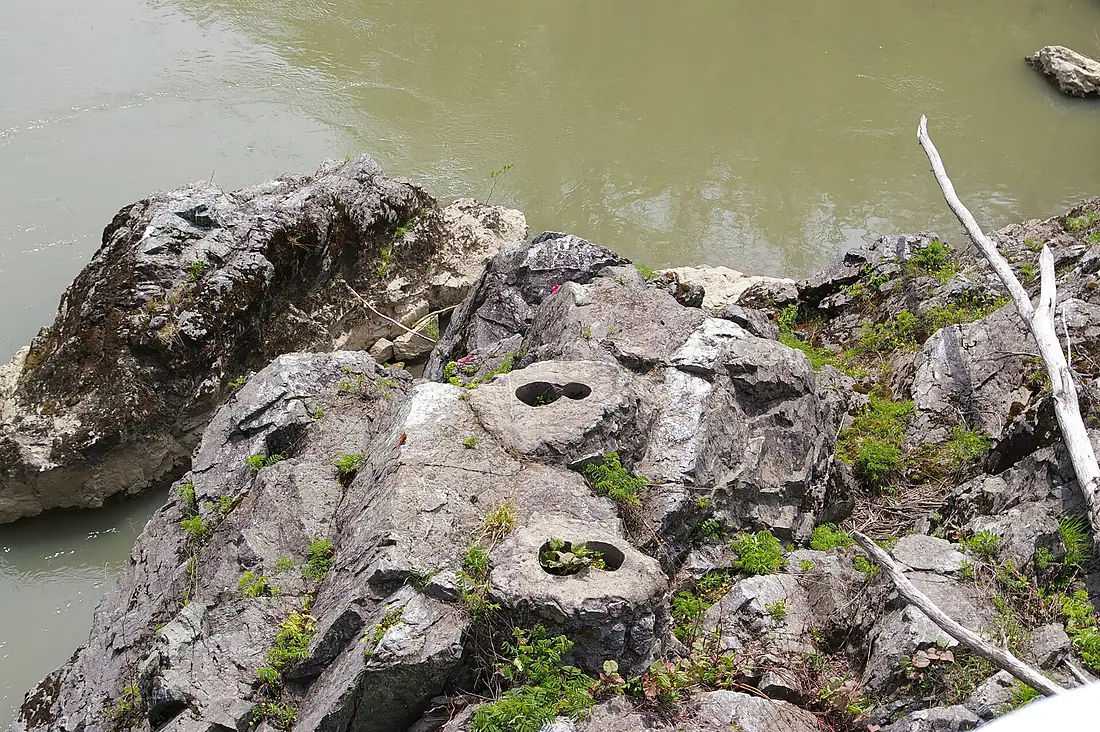 Pot hole at Kamuikotan (Asahikawa, Hokkaido) No. 1