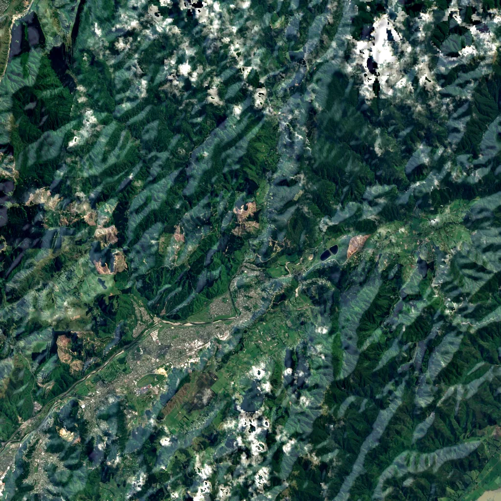 Karapoti Gorge seen from above (Sentinel-2)