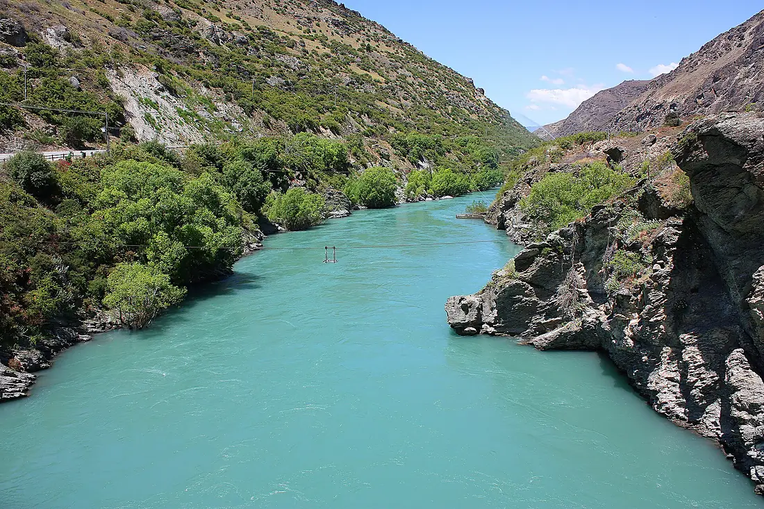 Kawarau River from Goldfields Mining Centre Bridge