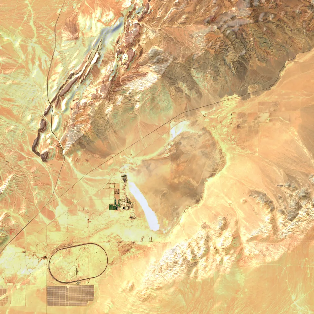 Last Chance Canyon seen from above (Sentinel-2)