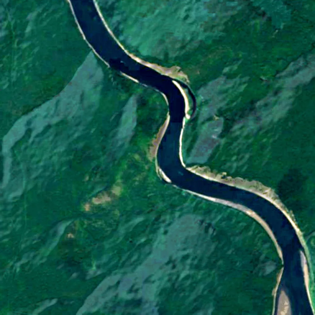 Lenskiye Shchyoki seen from above (Sentinel-2)