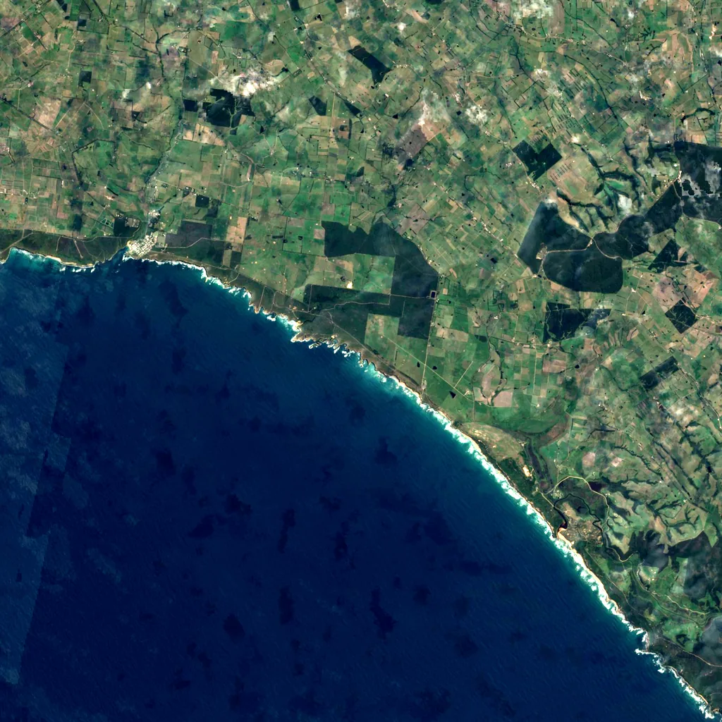 Loch Ard Gorge seen from above (Sentinel-2)