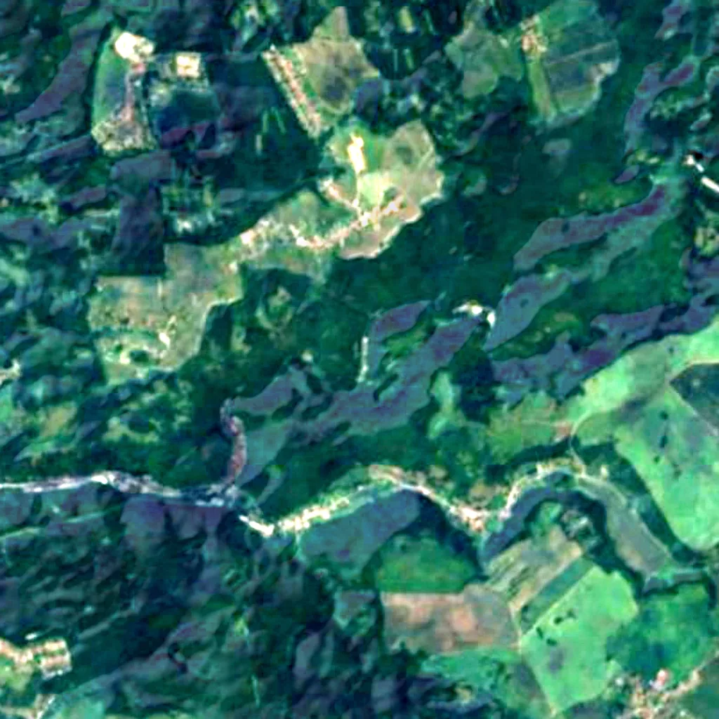 Macocha Gorge seen from above (Sentinel-2)