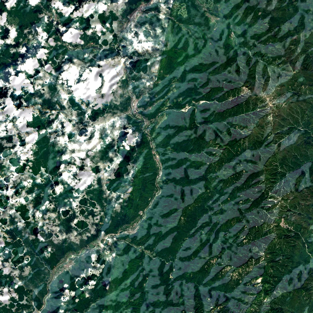 Nezame-no-toko seen from above (Sentinel-2)