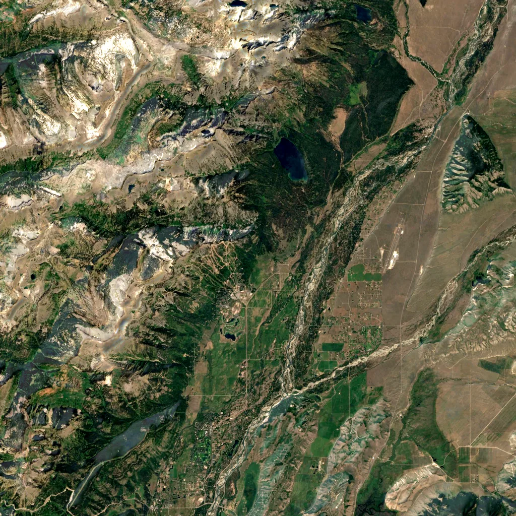 Open Canyon seen from above (Sentinel-2)