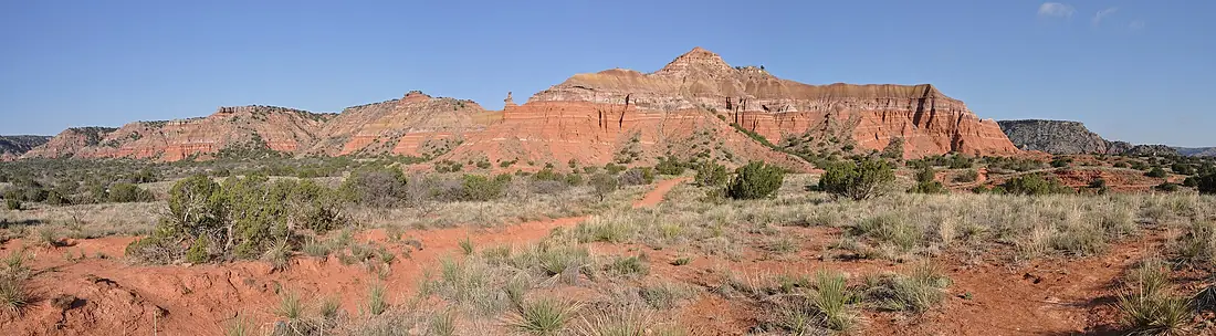 Palo Duro Canyon and Capitol Peak