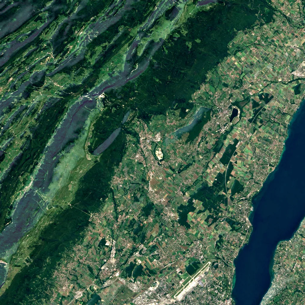 Portes Sarrazines seen from above (Sentinel-2)