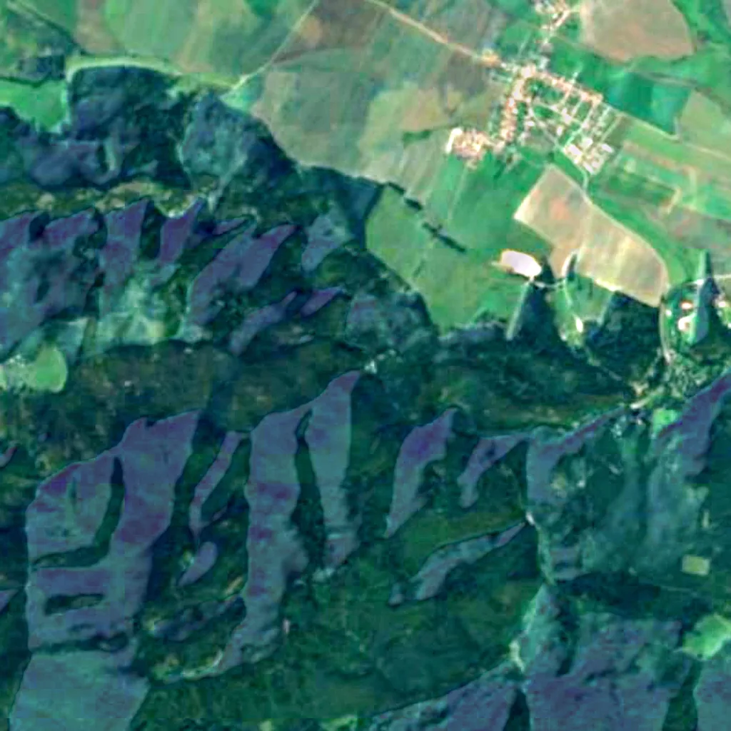 Prielom Hornádu seen from above (Sentinel-2)