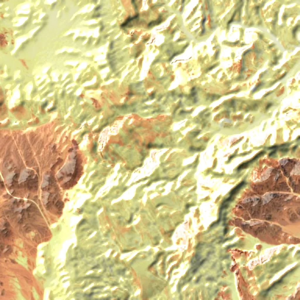 Red Canyon seen from above (Sentinel-2)