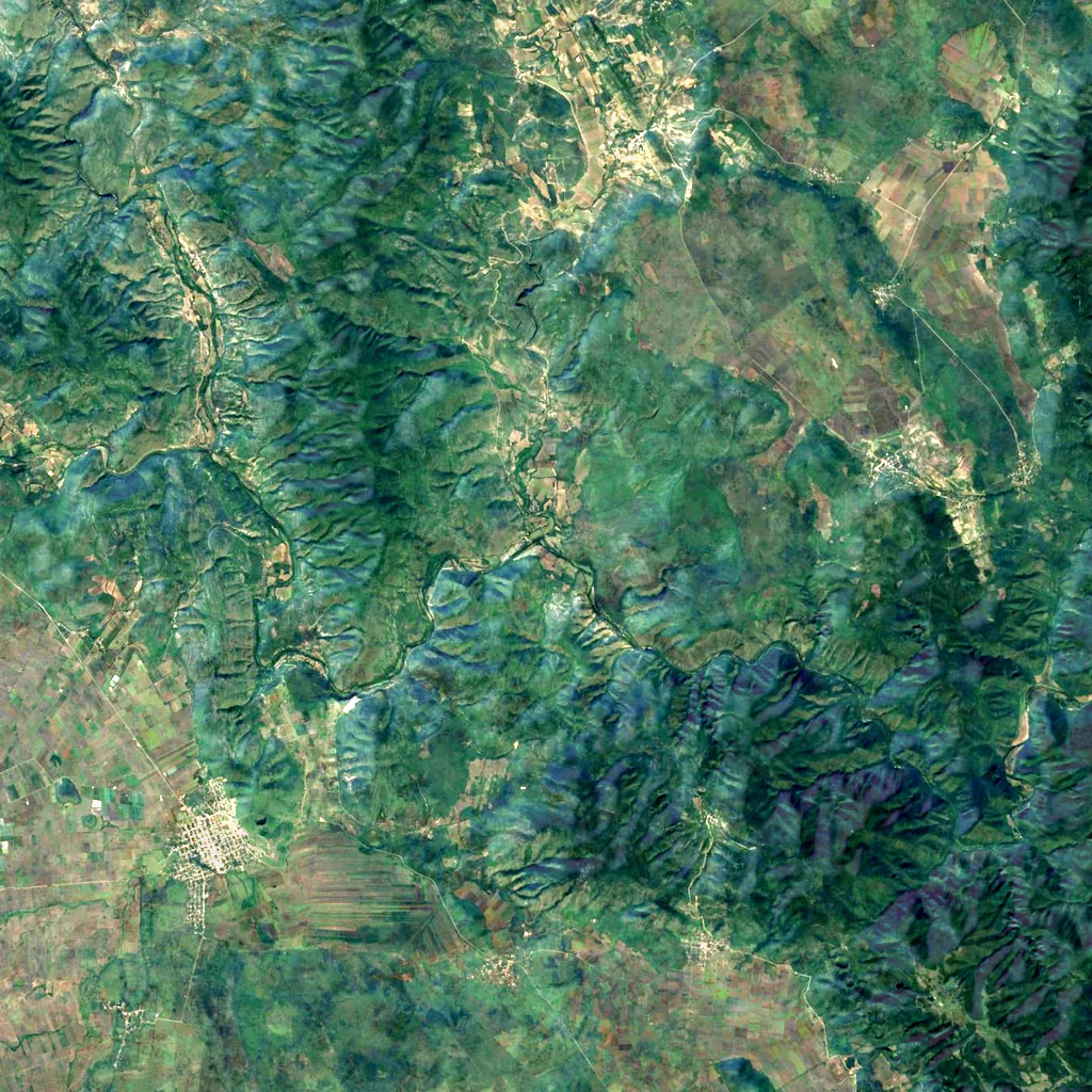 The Californias seen from above (Sentinel-2)