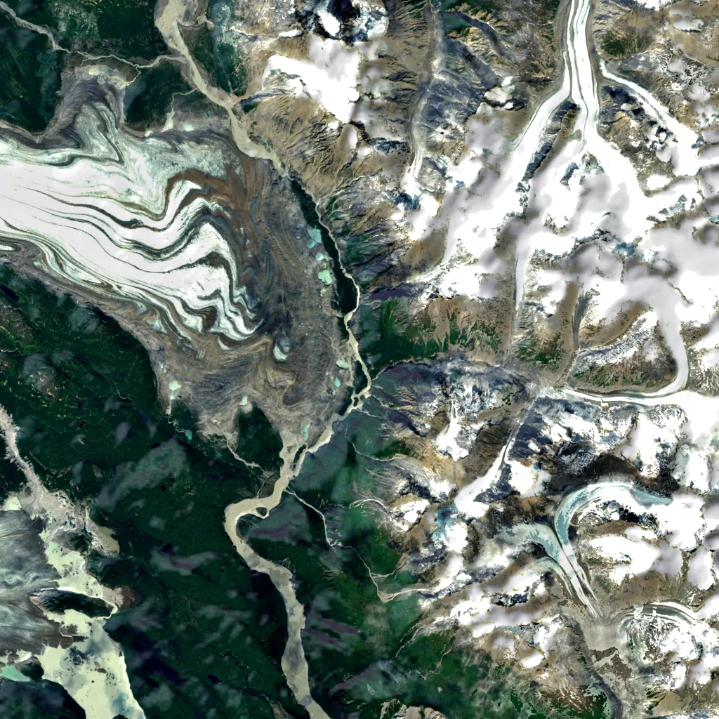 Turnback Canyon seen from above (Sentinel-2)