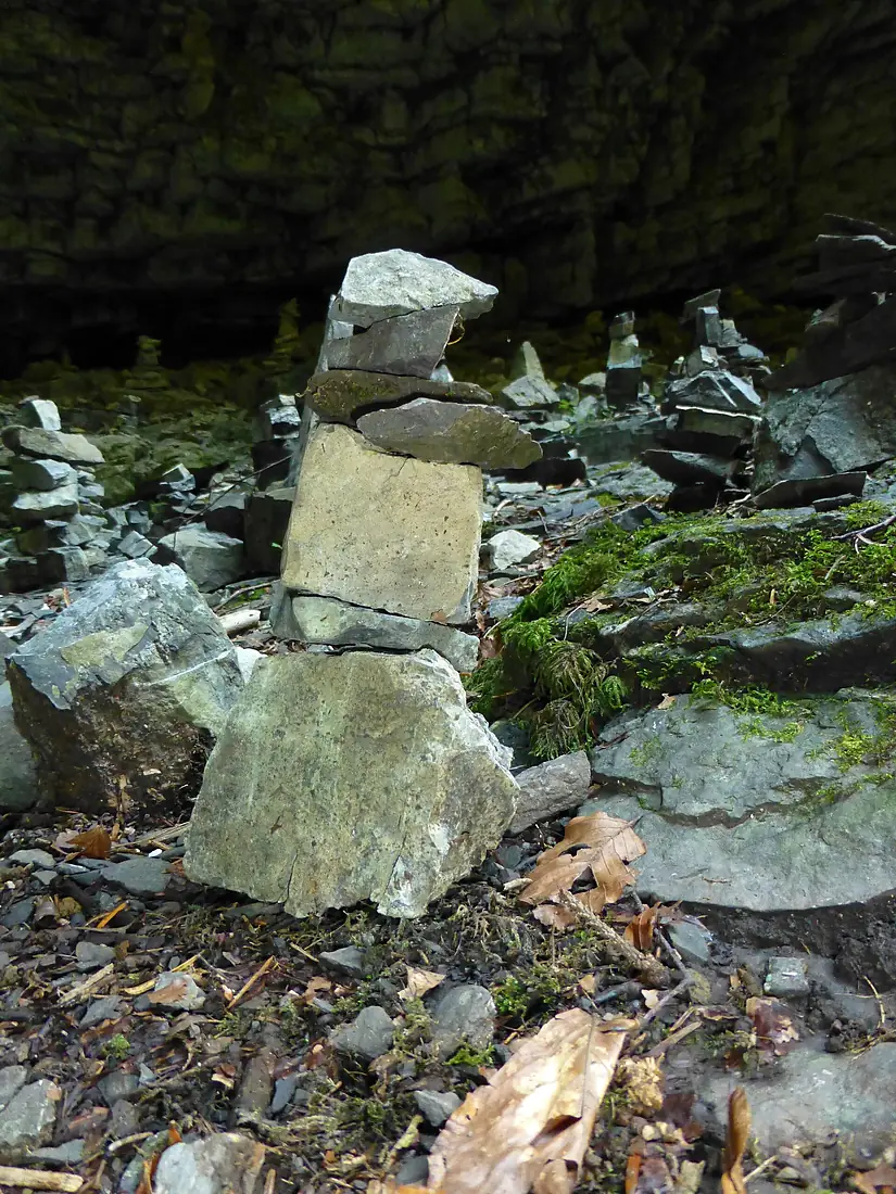 Steinmännchen in der Üblen Schlucht 1